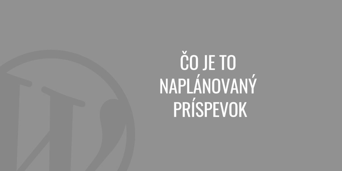 什么是预定帖子