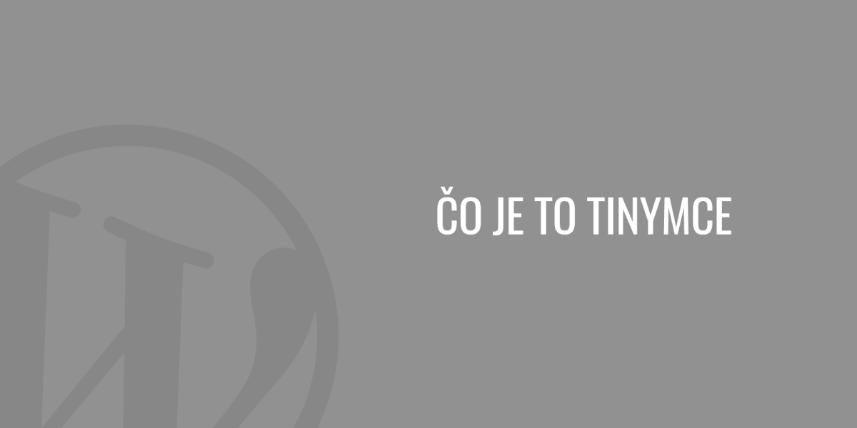 什么是 TinyMCE